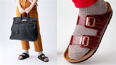 birkenstocks hermes|Birkenstocks made from Birkin bags.